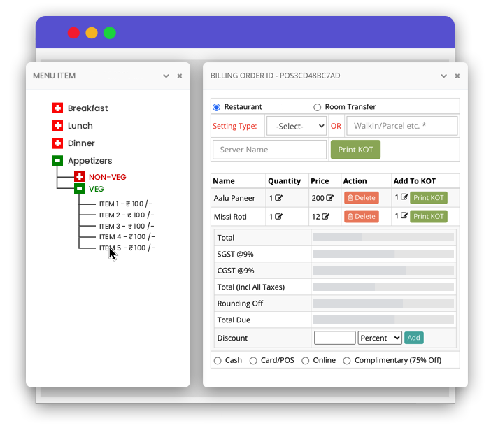 online hotel management system